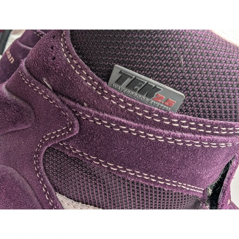 L.L. Bean Snow Sneakers Purple Waterproof PrimaLoft Boots 258268 - Size 11